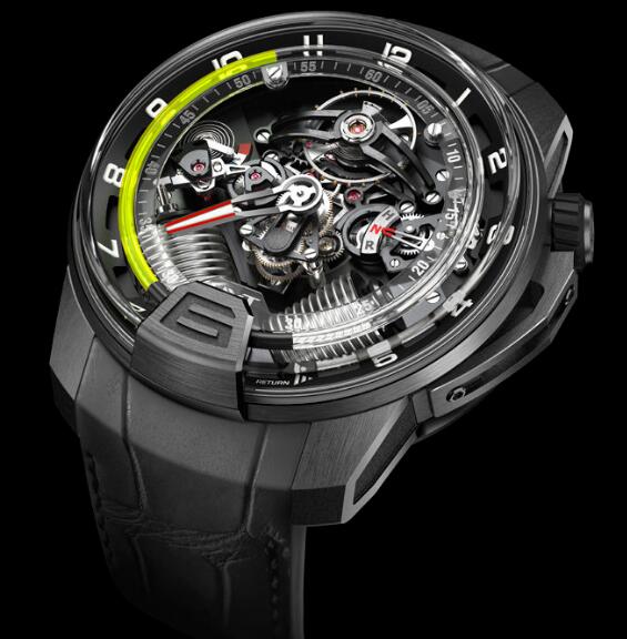 HYT 248-DL-00-GF-RA H2 Black DLC titanium Replica watch